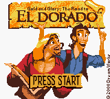 Gold and Glory - The Road to El Dorado (USA) Title Screen